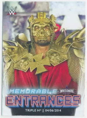 2021 Topps WWE - Triple H #ME-7 Memorable Entrances