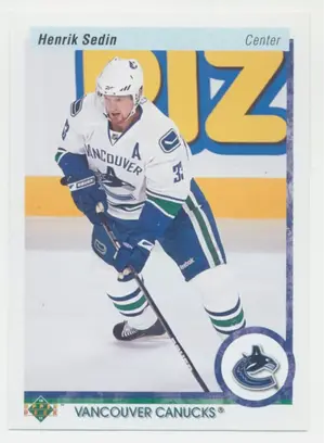 2010-11 UPPER DECK - HENRIK SEDIN #7 20TH ANNIVERSARY
