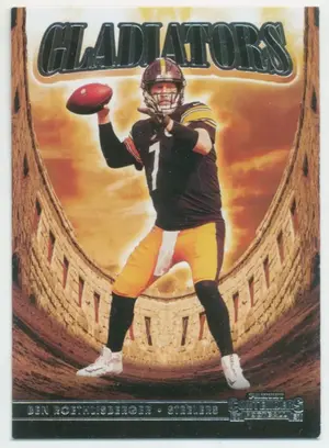 2021 Contenders Football - Ben Roethlisberger #GLD-BRO Gladiators ⚠