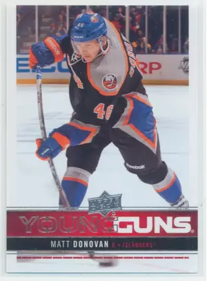 2012-13 UPPER DECK - MATT DONOVAN #236 YOUNG GUNS