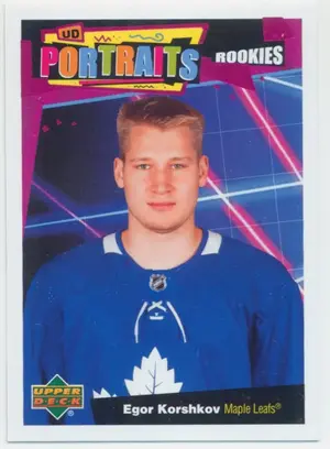 2020-21 UPPER DECK - EGOR KORSHKOV #P-61 UD PORTRAITS