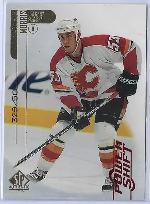 1998-99 SP Authentic Power Shift #11 Derek Morris (329/500)
