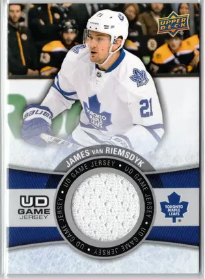 2015-16 UD James Van Remsdyk GU Jersey Toronto Maple Leafs