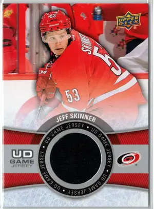 2015-16 UD Jeff Skinner GU Jersey Carolina Hurricanes