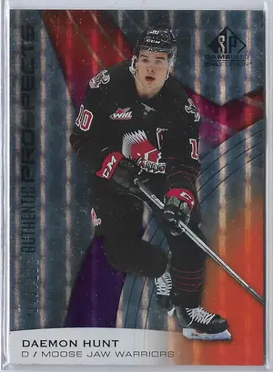2019-20 SP Game Used CHL (Authentic Prospects) Orange #15 Daemon Hunt (048/199) *