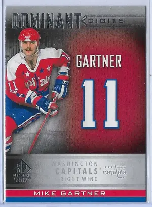2020-21 SP Signature Edition Legends Dominant Digits #DD-46 Mike Gartner