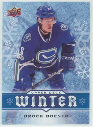 2017 UPPER DECK WINTER - BROCK BOESER #W9