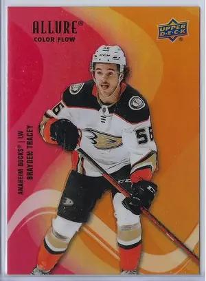 2022-23 Allure Color Flow Red-Orange #SF-64 Brayden Tracey
