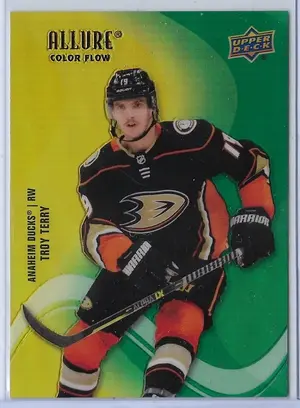 2022-23 Allure Color Flow Yellow-Green #SF-27 Troy Terry