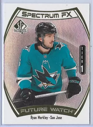 2021-22 SP Authentic Spectrum FX (Future Watch Tier 1) #S-42 Ryan Merkley