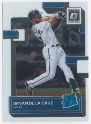 2022 Panini Donruss Optic - Bryan De La Cruz #53 Rated Rookie