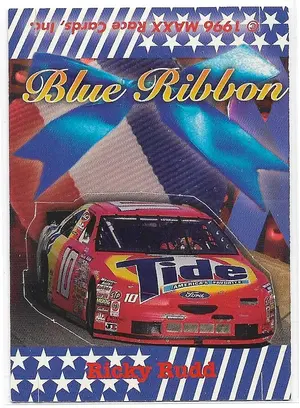 1996 Maxx Blue Ribbon #BR10 Ricky Rudd