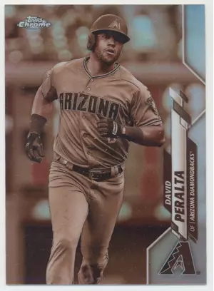 2020 Topps Chrome - David Peralta #15 Sepia Refractor Parallel