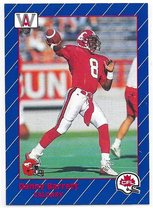 1991 All World CFL #18 Danny Barrett