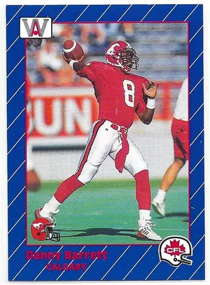1991 All World CFL #18 Danny Barrett