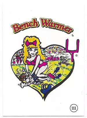 1992-94 Bench Warmer #111 Sticker Card