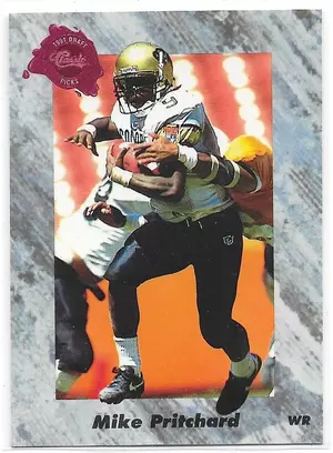 1991 Classic Draft Picks #113 Mike Pritchard