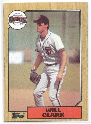 1987 Topps #420 Will Clark RC