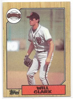 1987 Topps #420 Will Clark RC