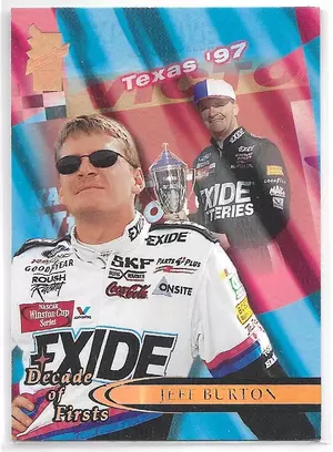 2000 Press Pass VIP Explosives #X33 Jeff Burton
