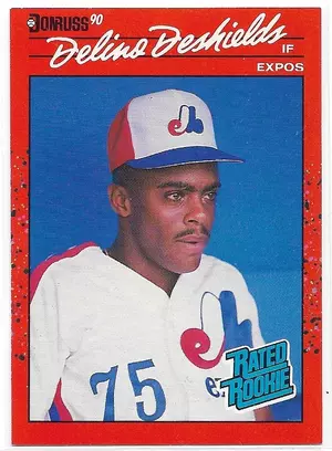1990 Donruss #42 Delino DeShields RC