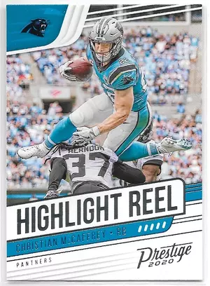 2020 Prestige Highlight Reel #HR-CM Christian McCaffrey