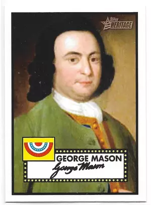 2009 Topps Heritage American Heroes #13 George Mason