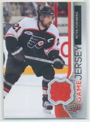 2014-15 UPPER DECK - PETER FORSBERG #GJ-PF GAME JERSEY