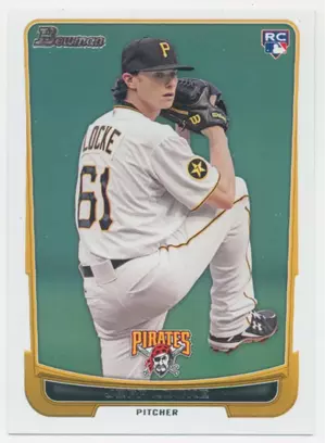 2012 Bowman - Jeff Locke #204 RC
