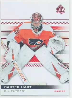 2019-20 SP AUTHENTIC - CARTER HART #94 LIMITED RED