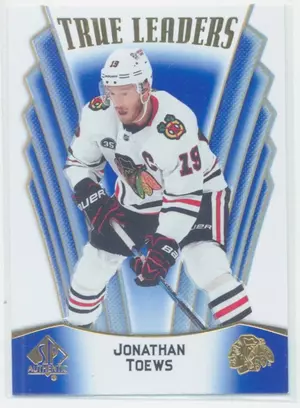 2021-22 SP AUTHENTIC - JONATHAN TOEWS #TL-6 TRUE LEADERS BLUE