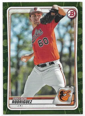 2020 Bowman Prospects Camo #BP-22 Grayson Rodriguez