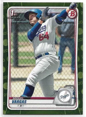 2020 Bowman Prospects Camo #BP-131 Miguel Vargas (1st)