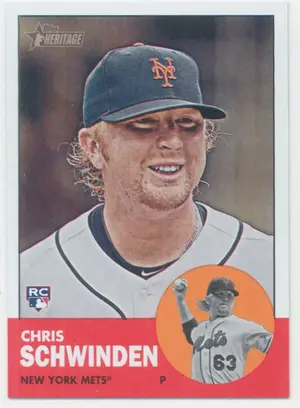 2012 Topps Heritage - Chris Schwinden #204 RC