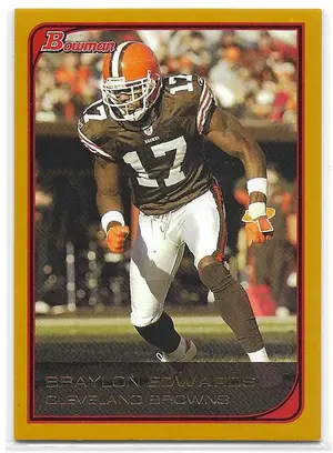 2006 Bowman Gold #108 Braylon Edwards