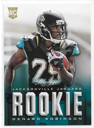 2013 Prestige #227 Denard Robinson RC