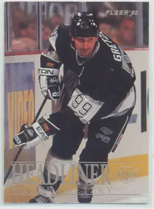 1994-95 FLEER - WAYNE GRETZKY #4 HEADLINER⚠️
