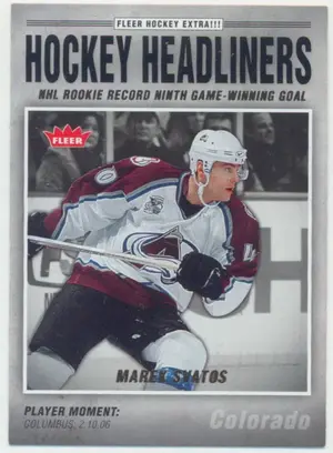 2006-07 FLEER - MAREK SVATOS #HL25 HOCKEY HEADLINERS