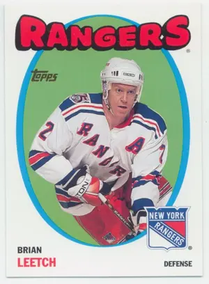 2001-02 TOPPS - BRIAN LEETCH #4 HERITAGE