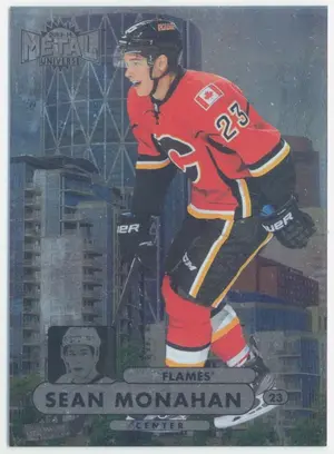 2013-14 FLEER SHOWCASE - SEAN MONAHAN #MU-22 METAL UNIVERSE