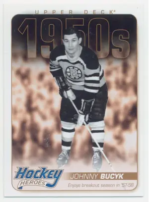 2011-12 UPPER DECK - JOHNNY BUCYK #HH5 HOCKEY HEROES