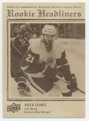 2009-10 UPPER DECK - VILLE LEINO #RH8 ROOKIE HEADLINERS