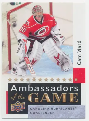 2009-10 UPPER DECK - CAM WARD #AG35 AMBASSADORS OF THE GAME