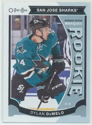 2015-16 UPPER DECK - DYLAN DeMELO #U15 MARQUEE ROOKIE O-PEE-CHEE UPDATE