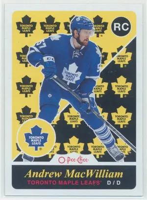 2015-16 O-PEE-CHEE - ANDREW MacWILLIAM #533 RETRO ROOKIE