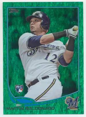 2013 Topps - Martin Maldonado #628 Emerald Foil Parallel