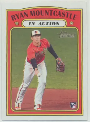 2021 Topps Heritage - Ryan Mountcastle #186 In Action