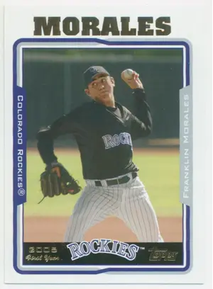 2005 Topps Updates & Highlights - Franklin Morales #UH306 RC