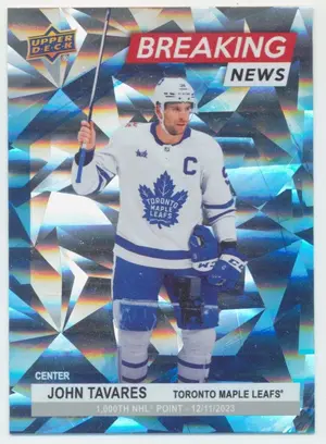 2024-25 UPPER DECK - JOHN TAVARES #BN-11 BREAKING NEWS