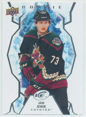 2021-22 UPPER DECK ICE - JAN JENIK #117 ROOKIE